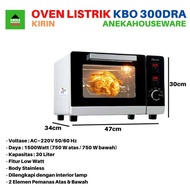 Oven Digital Listrik Low Watt KBO 300DRA Kirin