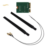 Dual Band Wireless for  9560 AC 9560NGW 1.73Gbps Wifi 802.11Ac  5.0 Wlan Card with MHF4 .L Antennas 
