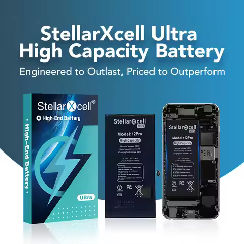 StellarXcell Ultra High Capacity Battery for iphone 7 8 Plus XS MAX XR 11 PRO 12 13 14 15 MINI Origi