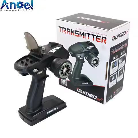 DumboRC X6 2.4G 6CH RC Transmitter with P6DC/P6DCG/P6F/P6FG Receiver for RC Car Boat Tank Vehicle Mo