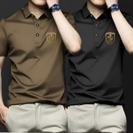 Polo Shirt Korean Style Men Collar Casual Polo Shirt for Man Polo Shirt Short Sleeved Polo Baju Lela