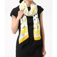 X3G2 j2 MMJ Modal Silk Lemon Slice Scarf Long Scarf Foreign Trade Scarf Silk Scarf Mulberry Silk