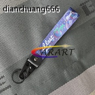 JDM Style Racing Motorcycle car metal key ring pendant for decoration with hanging buckle
