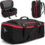 Smasrob 65L Tactical Duffle Bag Gym Bag with Backpack Straps, Wet Pocket and Detachable Dividers, Du