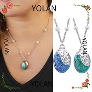 YOLANDAGOODS Moana Necklace, Electroplating Cartoon Moana Choker, Anime Collection Alloy Ocean Star 