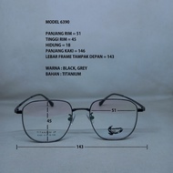 6390 TITANIUM EYEGLASSES FRAME FOR MEN Wanita