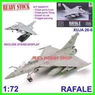 Model Kit XUJA 1/72 Dassault Rafale Jet TNI AU Plane and others Military Diecast Children's Toys