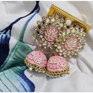 Indian earrings Indian bell earrings/ party earrings/ dinner earrings Indian wedding earrings/
