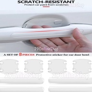 Jer sticker sticker Transparent Protective anti-scratch Bowl handle door handle car door guard scratch car
