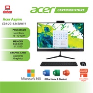 ACER ASPIRE C24-2G-13420W11 ALL-IN-ONE DESKTOP PC (I5-13420H, 8GB D5 RAM, 512GB SSD, 23.8" FHD, W11,