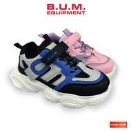 BUM Equipment Kid's Shoe - CS593/CS594 Black x Blue/Pink x Purple - Kasut Kanak-Kanak Kasual Sneaker