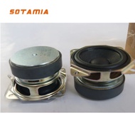 SOTAMIA 2pcs 2.5 inch 66mm full range speaker 8 ohm 10W paper cone rubber edge portable speaker DIY 