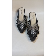 Syhafira Wedding Shoes Wedding Shoes 7 cm Heels Black