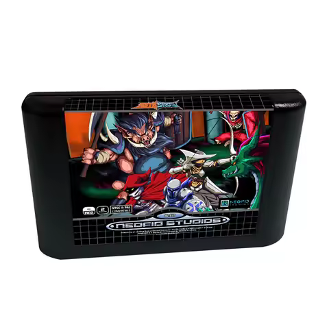 ASTEBROS - Complete roguelite game - 16 Bit MD Game Cartridge For Mega Drive 2/Genesis Game Console
