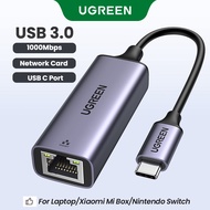 UGREEN USB C to Ethernet Adapter Gigabit RJ45 to Thunderbolt 3 Type C Network 1000Mbps LAN Converter