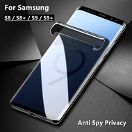 For Samsung Galaxy S8 S9 Plus Front 3D Curved HD Nano Anti Spy Privacy Soft Full Screen Protector Film.for samsung galaxy s8 s9 s8+ s9+ Privacy Anti-Spy Screen Protector polymer nano Film Full Adhesive Soft Film Support in-Screen Unlock