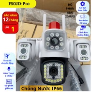 F50JD Outdoor Airplane Wifi Camera 4 eyes view 3 screens 20.0 mpx, 3 eyes rotate 360 degrees, 2-way 