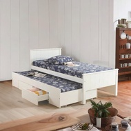 Single Bed Frame with pull out Bed frame (Single /Super Single ) Limited Stock