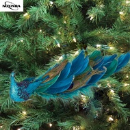 Christmas Gift Christmas Tree Simulation Three-Dimensional Peacock Pendant Crafts Natural Feather Christmas Gift