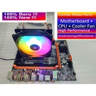 (100% New !!!) (DDR4) Gaming Combo Motherboard Set Intel Xeon 24-Core CPU (benchmark i9 9900) + Inte