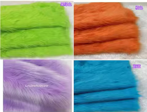 Wholsale imitation fox plush fur,felt cloth,cloth counter carpet material,faux fur fabric,sewing acc