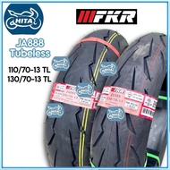 FKR JA888 NMAX 130/70-13 110/70-13 TUBELESS TYRE TAYAR