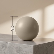 Pilates ball : ลูกบอลพิลาทิส ขนาด 20 cm. พร้อมที่ปั๊มลม วัสดุ pvcพรีเมี่ยม เนื้อหนากันลื่น โทนสีมินิ