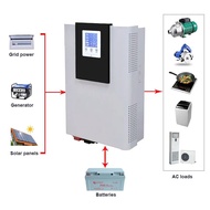 Hot ,500W~7KW Inverter 12v 220v Solar Hybrid Off Grid Inverter  6KW 48V 96V to AC 110V 220V 230V 240