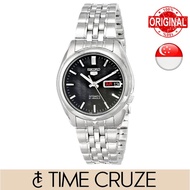 [Time Cruze] Seiko 5 SNK361K1 Automatic Black Dial Stainless Steel Men Watch SNK361K SNK361