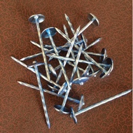 Asbestos Nails 7 cm (1 ounce). Threaded umbrella nails.