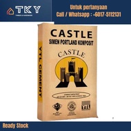 [Selangor,KL,PJ Only]  40bag(1 Pallet) YTL Castle Cement / Simen YTL ,50kg(40bag/pallet)