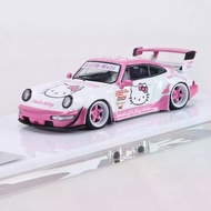 XKE 1/64 Porsche RWB964 HKT Alloy Diecast Car Model Toy Birthday Gift