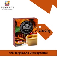 CNI Tongkat Ali Ginseng Coffee 20x20g