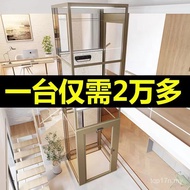 Two Three Four Five Home Building House House Household Loft Elevator Household Hydraulic Inner Oute