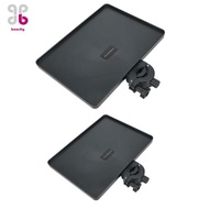 [flourishroly6] Stand Tray Sound Card Tray Stable Adjustable Clamp on Shelf for Live Performance Con