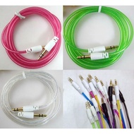Buy Transparent Male To Male Aux Cable - Audio 1 To 1 Hp Jack 3.5mm 1M 1M