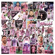 50PCS Inter Miami CF Lionel Messi Waterproof Graffiti Stickers For Luggage Phone Case Laptop Notebook Decals Kids Gift RecordingYourLife