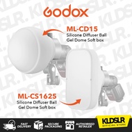 Godox ML-CD15 / ML-CS1625 Silicone Diffuser Ball Gel Dome Kit Soft box for ML30 ML60 V1 V850III V860
