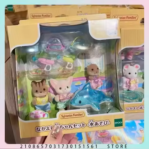 Sylvanian Families Casa Girl Toys Kids Girls Figures Calico Critters Anime Forest Family Ternurines 
