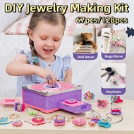 Specool®  67/128Pcs/set DIY Jewelry Making Kit  Toys Kids Birthday Gifts