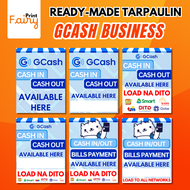 PRINTFAIRY READY-MADE TARPAULIN FOR GCASH E-LOAD BILLS PAYMENT BUSINESS