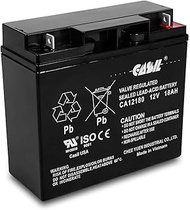 Casil 12v 18ah AGM Rechargeable Deep Cycle Replacement Battery for UB12180 CB19-12 FM12180 6fm18