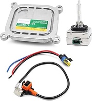 Aspaton Xenon Headlight Ballast Kit with Igniter & D3S Bulb Compatible with Mustang 2010-2019 8A5Z13