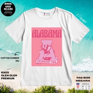 ALABAMA SOUVENIR T-SHIRT 35 WITH HANG PREMIUMTAG MADE IN 30S COTTON PREMIUM SOUVENIR GIFT
