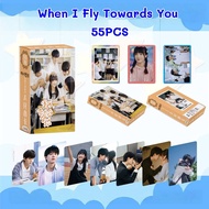 50-55pcs Chinese Drama Actor Zhang Miaoyi Hologram Lomo cards The first frost Zhong Siqiao Zhao Liyi