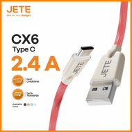 JETE CX6 TYPE C CABLE DATA CABLE - TYPE C CHARGER / CAB1665