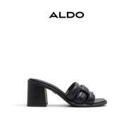 Aldo | Elegant Square Toe Heels Leather Comfortable