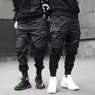 Sweatpants men's overalls hip hop hip-hop multi-pocket pants