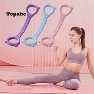 TOPABCS Yoga Tensioner, Elastic Band Multi-functional 8-Line Puller, Portable Silicone Rope 8-Shaped