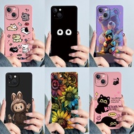 For iPhone 13 Case 6.1 inch Pretty Flowers Cartoon Pattern Shockproof Bumper Slim Silicone Soft TPU 